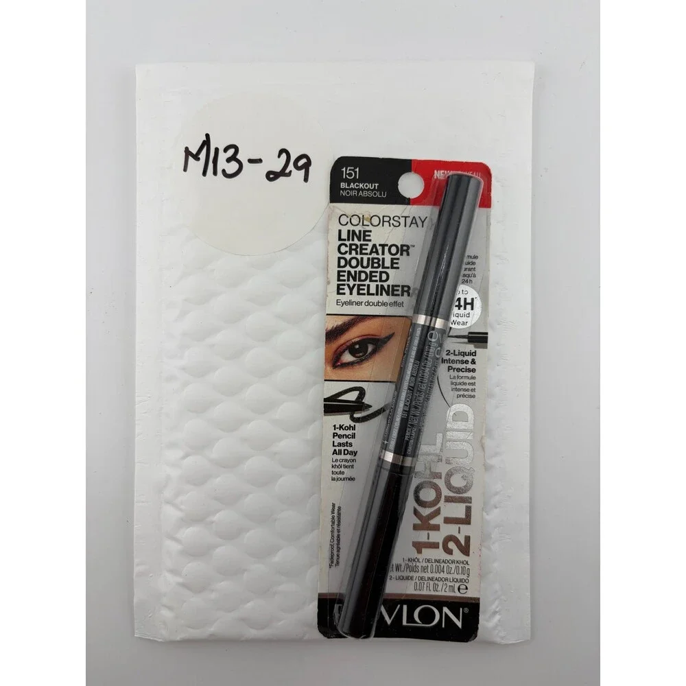 NEW Revlon ColorStay Line Creator Double Ended Liner #151 Blackout Long Lasting